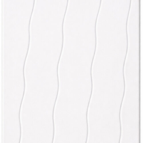 Wall tile WAVE WHITE 250X400