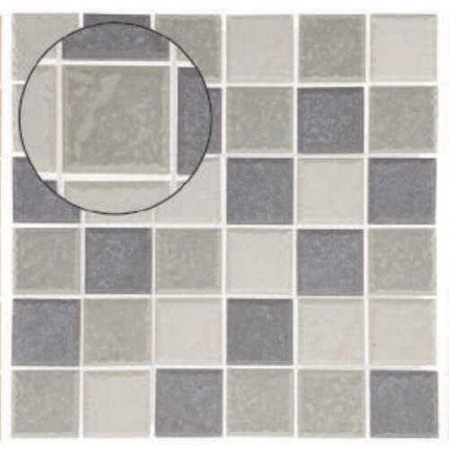 TM3114 Ash Grey Mix Porcelain Mosaic per box