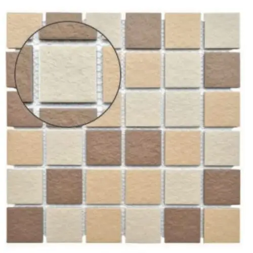 TM108 Sand Mix Mosaic 300X300 R55 per shee