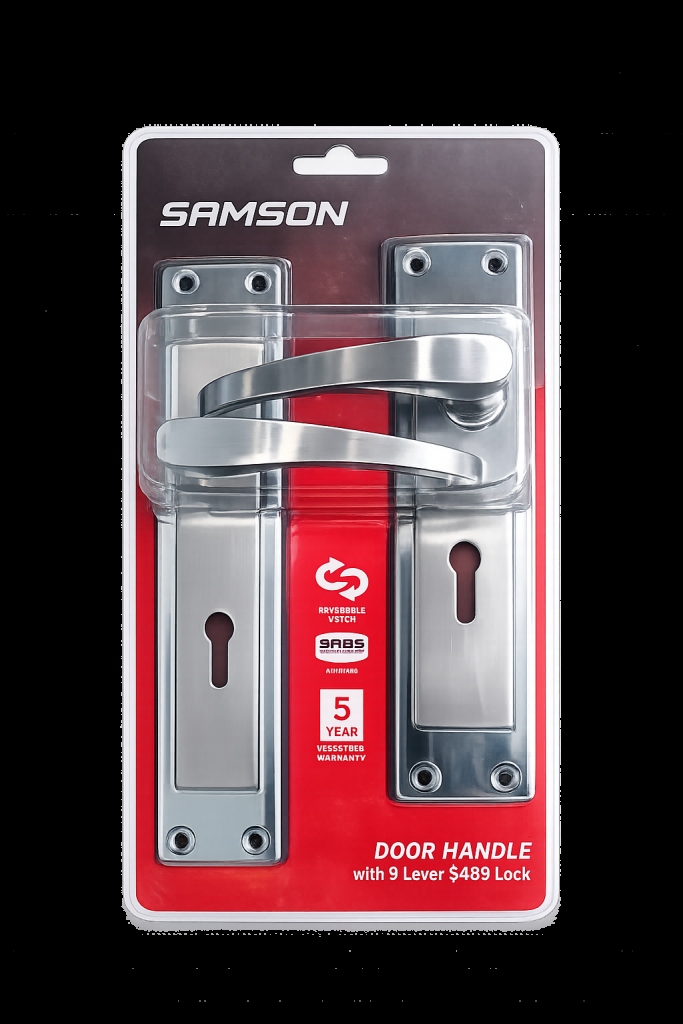 Sab Lock Button LSK-08018BL 3 Lever SABS LOCK - www.tile-masters.co.za