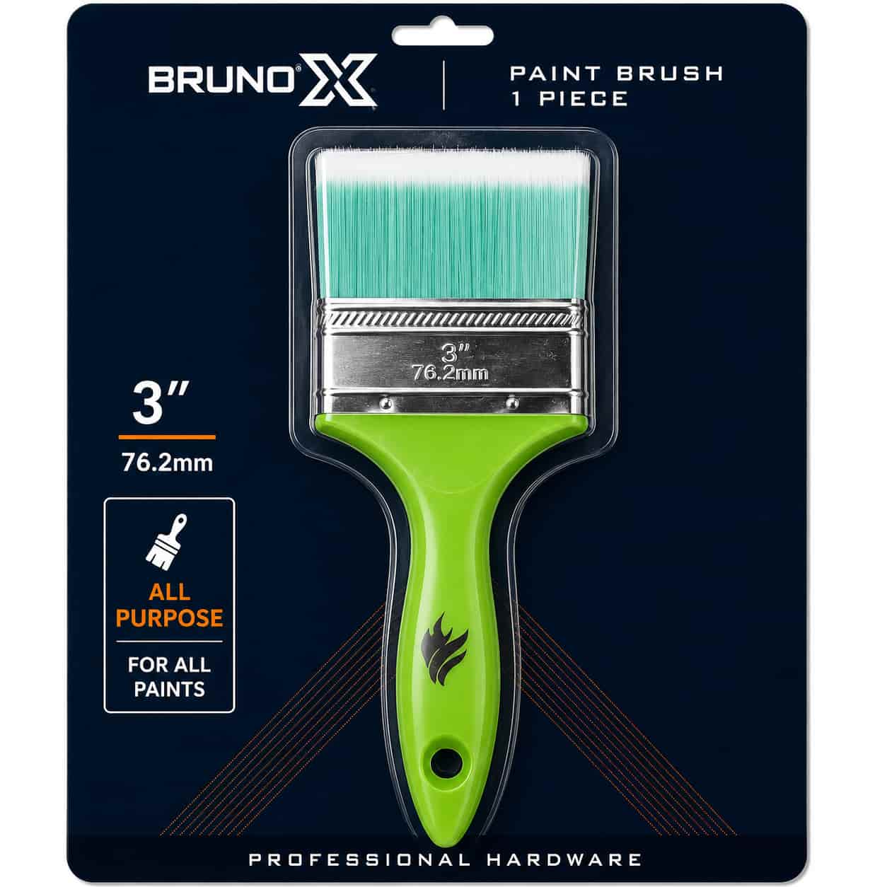 T9E/075MM Paint Brush 75mm  Plastic Majistiq