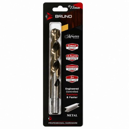 DB002/15MM Metal Drill Bit 15MM-BR