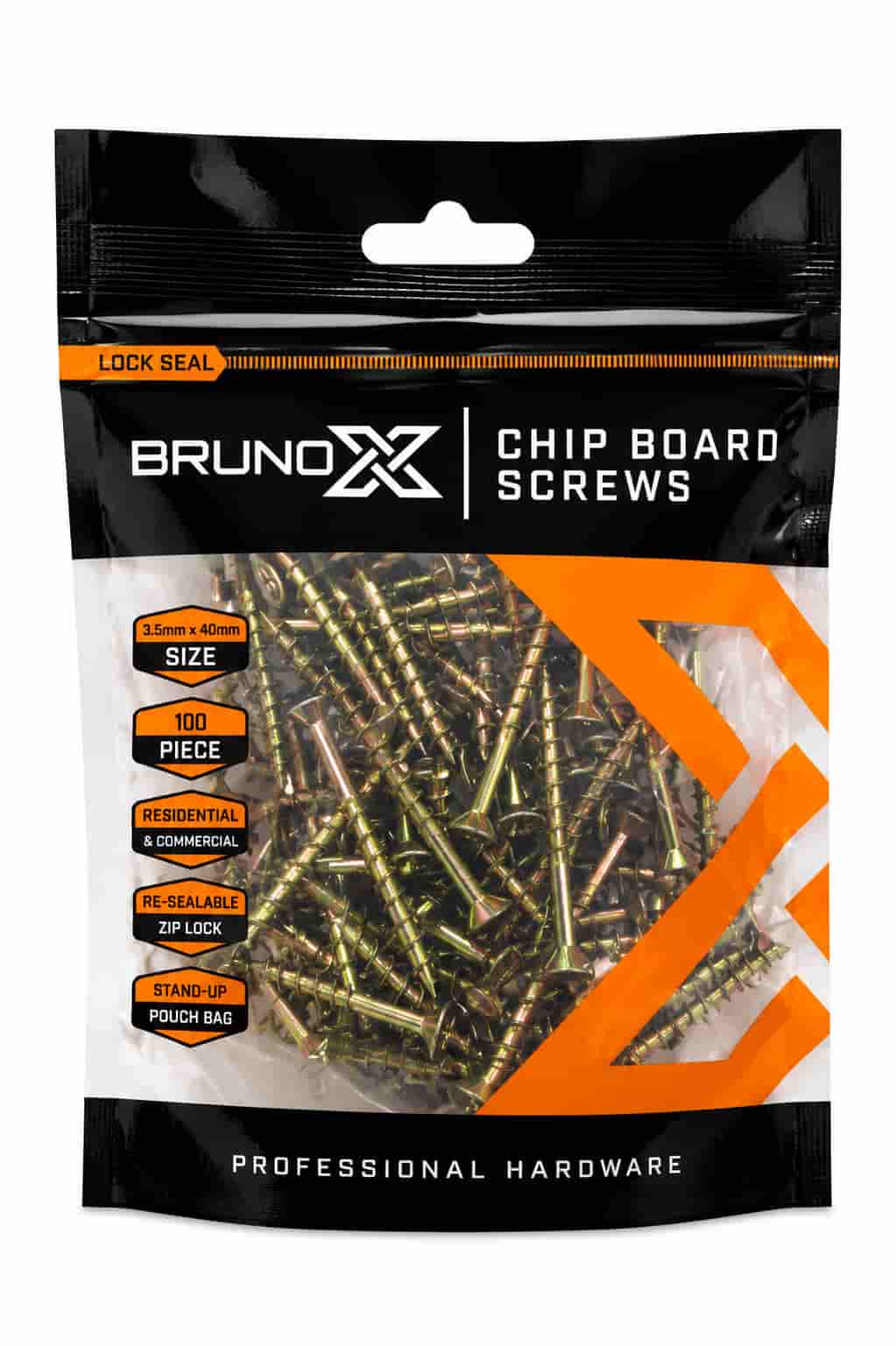 K002/3,5X40 CHIPBOARD SCREWS 3.5X40MM 100/PK