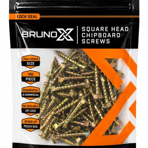K006/4X20MM CHIPBOARD SCREWS 4X20mm 100/PK