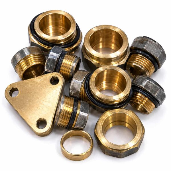 P007B COMP WALLPLATE ELBOW C F1 22MMX3/4