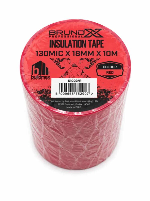 SI002/RED INSULATION TAPE RED 18MMX10M