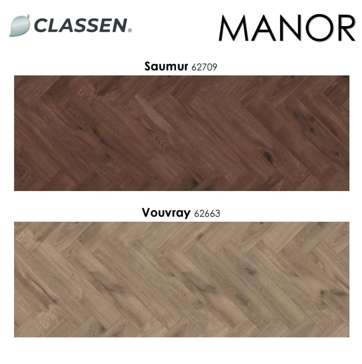 Manor Laminate Flooring 131mmX643mm 8mm AC5 4Sided V -Groove